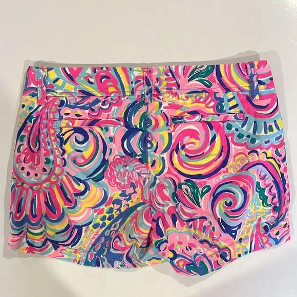 Lilly Pulitzer The Gallahan Multicolor Shorts Size: 6 - Picture 3 of 9